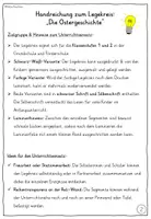 Vorschau - Mal- und Bastelvorlagen - Ostergeschichte Legekreis Ostern Klasse 1 und 2 – Palmsonntag bis Ostermontag - Seite 2