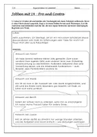 Vorschau - Stundenentwürfe - Jobben mit 14 - Argumentation im Leserbrief - Seite 2