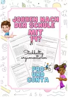 Vorschau - Stundenentwürfe - Jobben mit 14 - Argumentation im Leserbrief - Seite 1