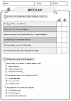 Vorschau - Arbeitsblätter - Brechung Physik Arbeitsblätter mit Lösungen Lesetext - Seite 2