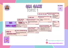 Vista previa - Para docentes: organización, planificación y formación - Q&A game topic 1 @oposinglescammadrid - Portada