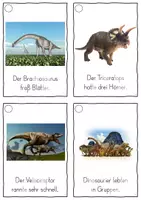 Vorschau - Fördermaterial/Inklusion - Dinosaurier, Lesekarten für Erstleser (Silbenmethode), Nr. 005 - Seite 2