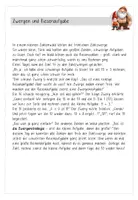 Vorschau - Arbeitsblätter - Zwerg und Riesenaufgaben - kleine und große Aufgan - Deckblatt