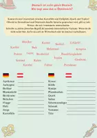 Vorschau - Arbeitsblätter - Wie sagt man das in Österreich Wortschatz - Seite 1