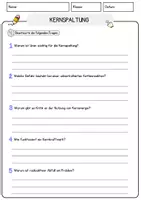 Vorschau - Arbeitsblätter - Kernspaltung Physik Arbeitsblätter mit Lösungen Lesetext - Seite 3