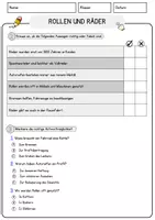 Vorschau - Arbeitsblätter - Rollen und Raeder Physik Arbeitsblätter mit Lösungen Lesetext - Seite 2
