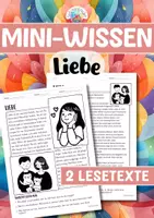 Vorschau - Arbeitsblätter - Mini-Wissen - Liebe - Deckblatt