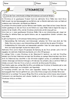Vorschau - Arbeitsblätter - Stromkreise Physik Arbeitsblätter mit Lösungen Lesetext - Seite 1