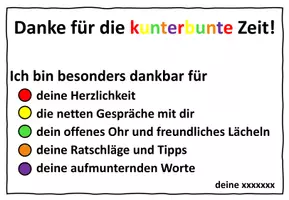 Vorschau - Anderer Materialtyp - Danke für die kunterbunte Zeit - Abschiedsgeschenk für Kolleg(inn)en (Schokolinsen) - Seite 3