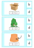 Voorbeeld - spel knijpkaarten moeilijke letters - Voorblad