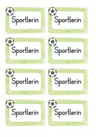 Vorschau - Mal- und Bastelvorlagen - Trainer-/Sportlerkarten für das Lesetandem - Seite 2