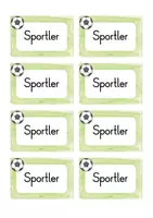 Vorschau - Mal- und Bastelvorlagen - Trainer-/Sportlerkarten für das Lesetandem - Seite 3