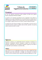 Vista previa - Hojas de trabajo - 4 Fichas para registrar lecturas - página 1