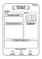 Vista previa - Hojas de trabajo - 4 Fichas para registrar lecturas - página 3