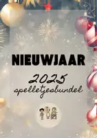 Voorbeeld - spelletjesbundel nieuwjaar - Voorblad