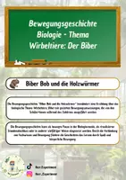 Vorschau - Text - Bewegungsgeschichte Biologie - Wirbeltier Biber - Deckblatt
