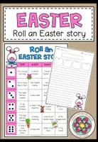 Vorschau - Arbeitsblätter - Roll an Easter story (Writing activity) - Deckblatt