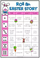 Vorschau - Arbeitsblätter - Roll an Easter story (Writing activity) - Seite 2