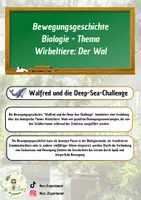 Vorschau - Text - Bewegungsgeschichte Biologie - Wirbeltier Wal - Deckblatt