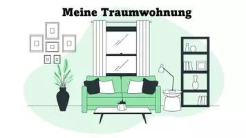 Vorschau - Arbeitsblätter - Meine Traumwohnung - DAZ/DAF Wohnung und Möbel beschreiben - Deckblatt