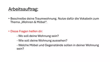 Vorschau - Arbeitsblätter - Meine Traumwohnung - DAZ/DAF Wohnung und Möbel beschreiben - Seite 2