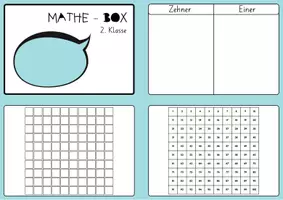 Vorschau - Arbeitsblätter - Mathe Box 2, 1-100, Stellenwert, Einmaleins - Seite 1