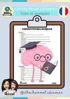 Vorschau - Merkblätter - CONNECTEURS LOGIQUES – Liste et exemples - Deckblatt