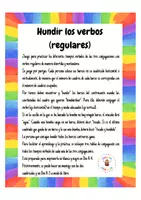 Vista previa - Juegos / Gamificación - Hundir los verbos (regulares) Tiempos verbales - página 1