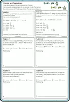 Vorschau - Arbeitsblätter - Monats- und Tageszinsen - Deckblatt