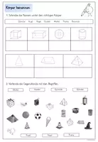 Vorschau - Arbeitsblätter - Arbeitsheft Geometrische Körper - Mathe ab Klasse 3 - Seite 3