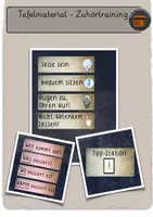 Vorschau - Präsentationen/Tafelbilder - Zuhören - Tafelmaterial Zuhörtraining #lmpkracher2020 - Deckblatt