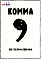 Vorschau - Arbeitsblätter - Kommasetzung - Einführungsstunde - 🎯 Kommasetzung mit Wirkung! – Doppeldeutige Sätze richtig verstehen & setzen - Deckblatt