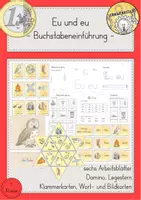 Vorschau - Arbeitsblätter - Buchstabeneinführung Eu eu - Deckblatt