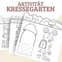 Vorschau - Mal- und Bastelvorlagen - Kressehäuser aus Tetrapacks - Deckblatt
