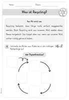 Vorschau - Arbeitsblätter - Papier-Recycling - Tafelmaterial und Arbeitsblatt - Seite 2