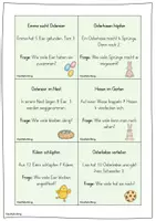 Vorschau - Aufgabenkarten - Textaufgaben I Ostern Kl. 1 >> 3-fach differenziert - Seite 3