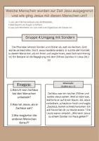 Vorschau - Stundenentwürfe - Ausgrenzung zur Zeit Jesu Krankheit,Sünde,Unreinheit,Sabbatgebot - Seite 3