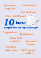 Vorschau - Stationenlernen - Materialpaket - Abschreibetexte mit Reflexionsfragen – Für mehr Achtsamkeit im Schulalltag - Seite 1