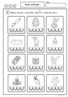 Vorschau - Arbeitsblätter - Ostern Klasse 1, Arbeitsblätter Deutsch und Mathe, Lernheft - Seite 3