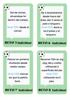 Vista previa - Juegos / Gamificación - 24 retos multinivel de fútbol, individuales y por parejas. - página 2