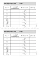 Vorschau - Arbeitsblätter - Mathe Mini-Lerntheke / Frühling / Kl. 1 - Seite 1
