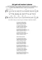 Vorschau - Anderer Materialtyp - LIED Ich geh mit meiner Laterne - HERBSTLIEDER LATERNE HERBST SANKT MARTIN LATERNENLIEDER - Seite 1
