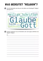 Vorschau - Arbeitsblätter - Religion⎮Einstieg - Wortwolke für deinen Ethikunterricht - Seite 2