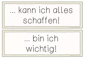 Vorschau - Poster - Türdekoration „Hier ..." (Zusammenhalt / positive Affirmationen / Growth Mindset) - Seite 2