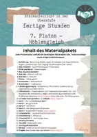 Vorschau - Unterrichtsreihen - 7 Platons Höhlengleichnis - Ethik in der Oberstufe - Deckblatt