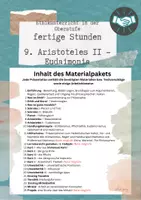 Vorschau - Unterrichtsreihen - 9 Aristoteles und Eudaimonia - Ethik in der Oberstufe - Deckblatt
