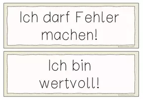 Vorschau - Poster - Positive Affirmationen (Growth Mindset) - Seite 2