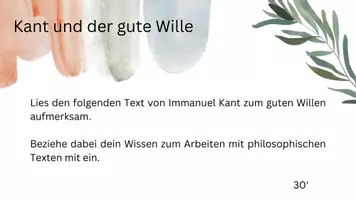 Vorschau - Arbeitsblätter - 14 Kant und der gute Wille - Ethik in der Oberstufe - Seite 3
