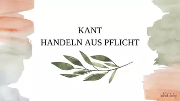 Vorschau - Arbeitsblätter - 15 Kant und die Pflicht - Ethik in der Oberstufe - Seite 1