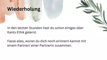 Vorschau - Unterrichtsreihen - 16 Kant und kategorischer Imperativ - Ethik in der Oberstufe - Seite 2